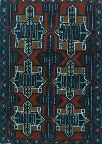 Persian Light Blue Traditional Rug, tr1185lblu