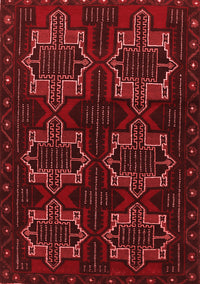 Persian Red Traditional Rug, tr1185red