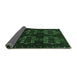 Sideview of Persian Emerald Green Traditional Rug, tr1185emgrn