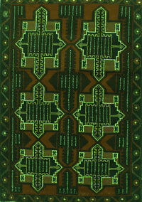 Persian Green Traditional Rug, tr1185grn