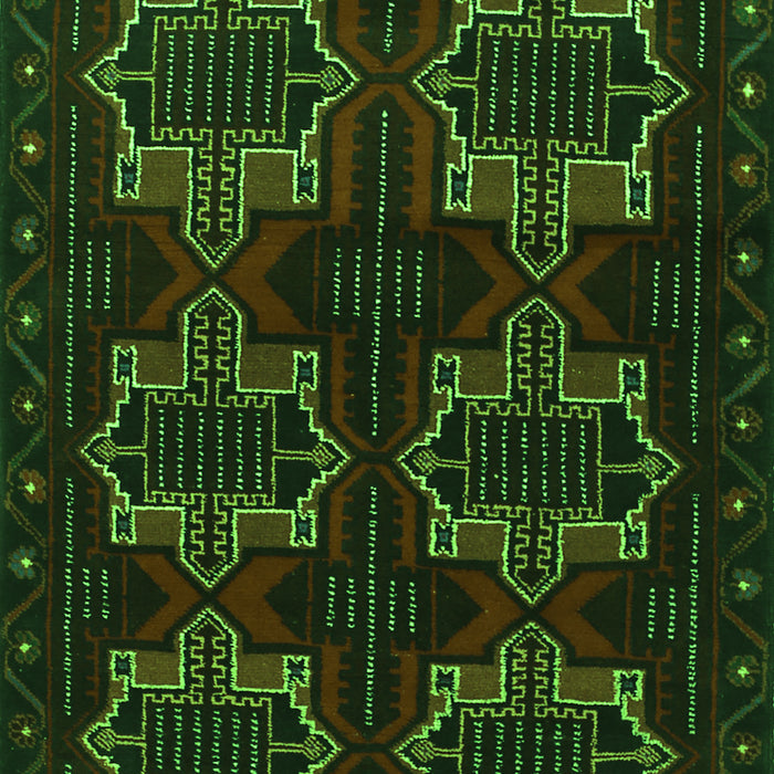 Persian Green Traditional Rug, tr1185grn