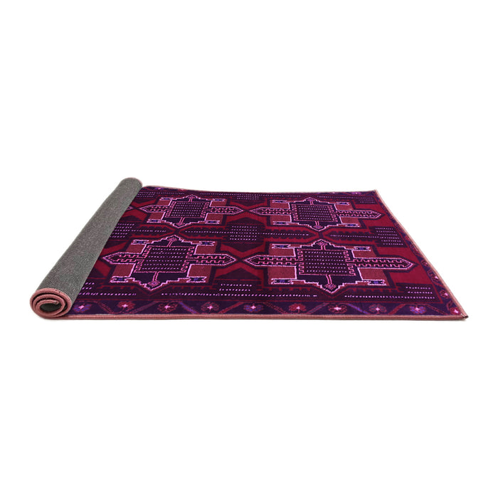 Sideview of Persian Pink Traditional Rug, tr1185pnk
