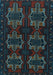 Machine Washable Persian Light Blue Traditional Rug, wshtr1185lblu