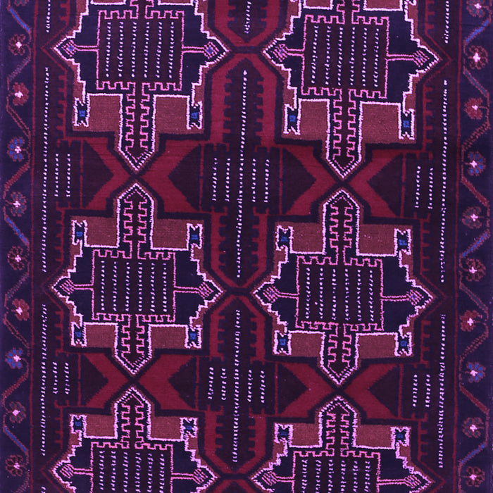Machine Washable Persian Purple Traditional Area Rugs, wshtr1185pur