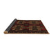 Sideview of Persian Brown Traditional Rug, tr1185brn