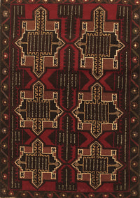 Persian Brown Traditional Rug, tr1185brn