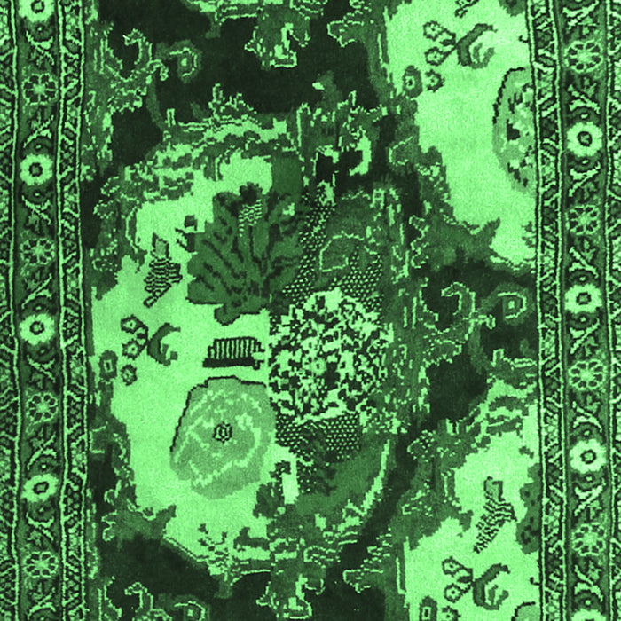 Persian Emerald Green Traditional Rug, tr1186emgrn