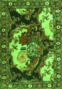 Persian Green Traditional Rug, tr1186grn