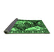 Sideview of Persian Emerald Green Traditional Rug, tr1186emgrn