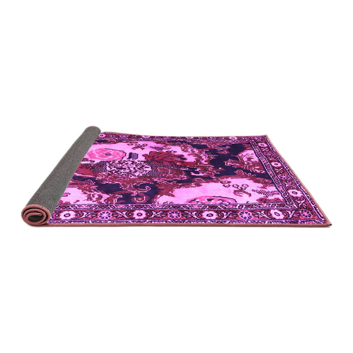 Sideview of Persian Purple Traditional Rug, tr1186pur