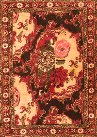 Persian Orange Traditional Rug, tr1186org