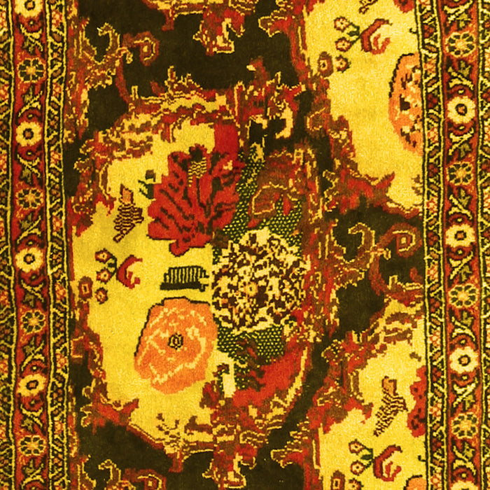 Persian Yellow Traditional Rug, tr1186yw