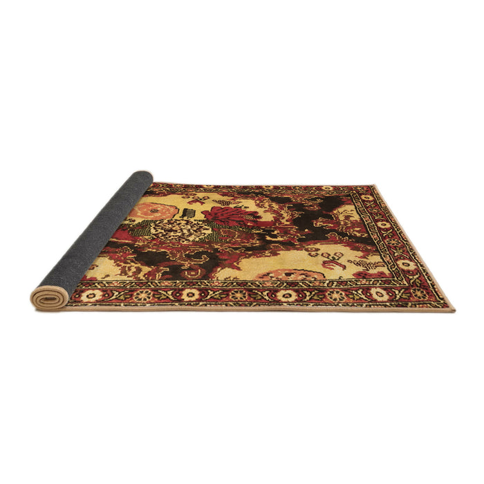 Sideview of Persian Brown Traditional Rug, tr1186brn