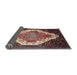 Sideview of Traditional Pink Medallion Rug, tr1187