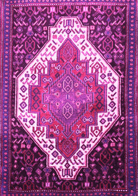 Medallion Pink Traditional Rug, tr1187pnk