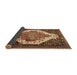 Sideview of Medallion Brown Traditional Rug, tr1187brn