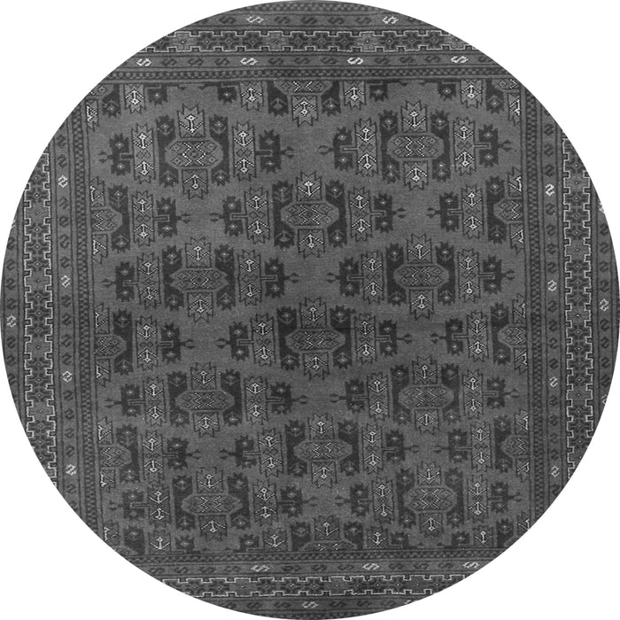 Square Persian Gray Traditional Rug, tr1188gry