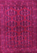 Machine Washable Persian Pink Traditional Rug, wshtr1188pnk