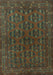 Persian Turquoise Traditional Rug, tr1188turq