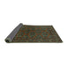 Sideview of Persian Turquoise Traditional Rug, tr1188turq