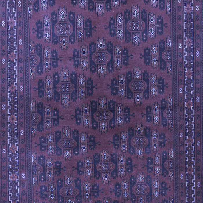 Machine Washable Persian Blue Traditional Rug, wshtr1188blu