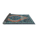 Sideview of Medallion Light Blue Traditional Rug, tr1189lblu