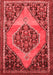 Medallion Red Traditional Area Rugs