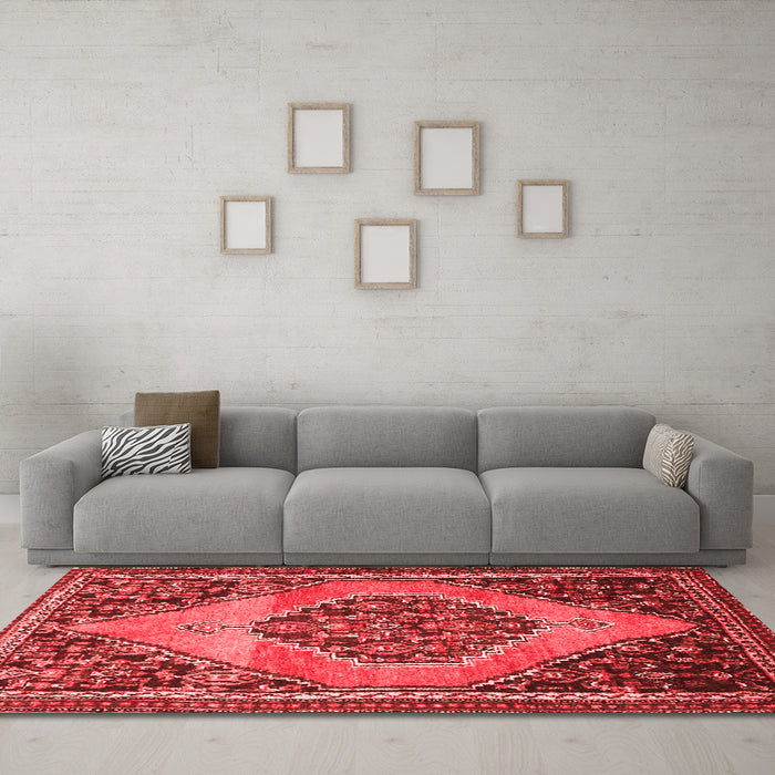 Traditional Red Washable Rugs