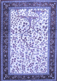 Animal Blue Traditional Rug, tr118blu