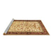 Sideview of Machine Washable Animal Brown Traditional Rug, wshtr118brn