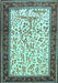 Machine Washable Animal Light Blue Traditional Rug, wshtr118lblu