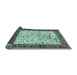 Sideview of Animal Light Blue Traditional Rug, tr118lblu