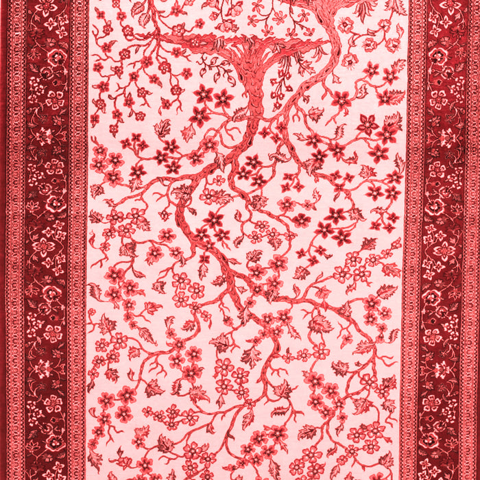 Machine Washable Animal Red Traditional Rug, wshtr118red