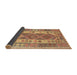 Sideview of Traditional Sand Brown Persian Rug, tr1190