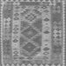 Serging Thickness of Persian Gray Traditional Rug, tr1190gry