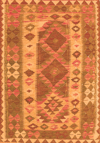 Persian Orange Traditional Rug, tr1190org