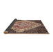 Sideview of Traditional Reddish Brown Medallion Rug, tr1191