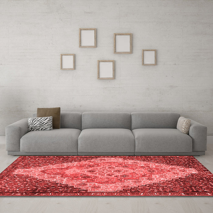 Traditional Red Washable Rugs