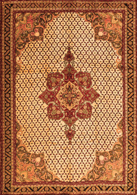 Persian Orange Traditional Rug, tr1193org