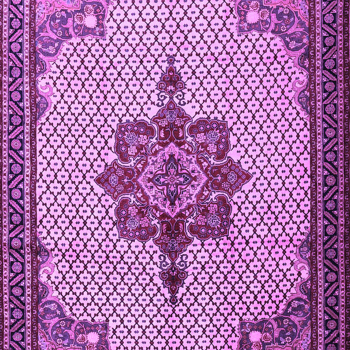 Machine Washable Persian Purple Traditional Area Rugs, wshtr1193pur