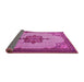 Sideview of Persian Pink Traditional Rug, tr1193pnk