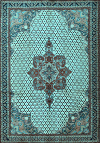 Persian Light Blue Traditional Rug, tr1193lblu