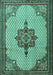 Persian Turquoise Traditional Rug, tr1193turq