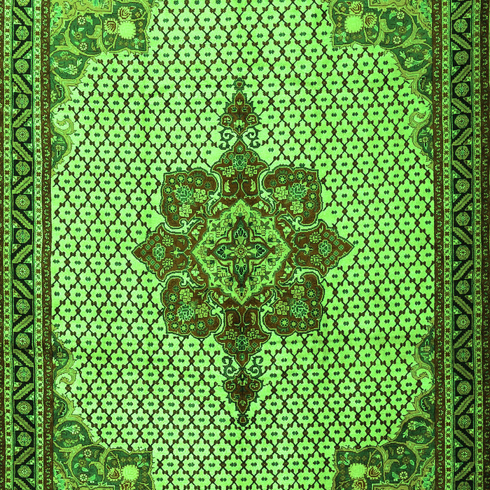Persian Green Traditional Rug, tr1193grn