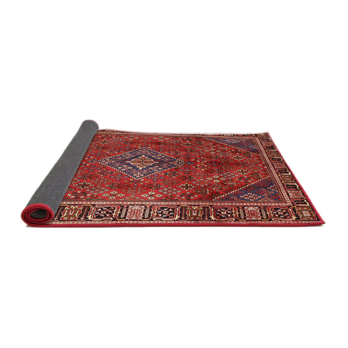 Sideview of Traditional Rust Pink Persian Rug, tr1194