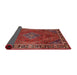 Sideview of Traditional Rust Pink Persian Rug, tr1194