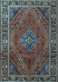 Persian Light Blue Traditional Rug, tr1194lblu