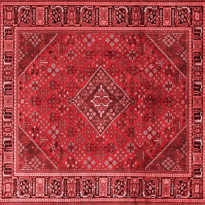 Machine Washable Persian Red Traditional Rug, wshtr1194red