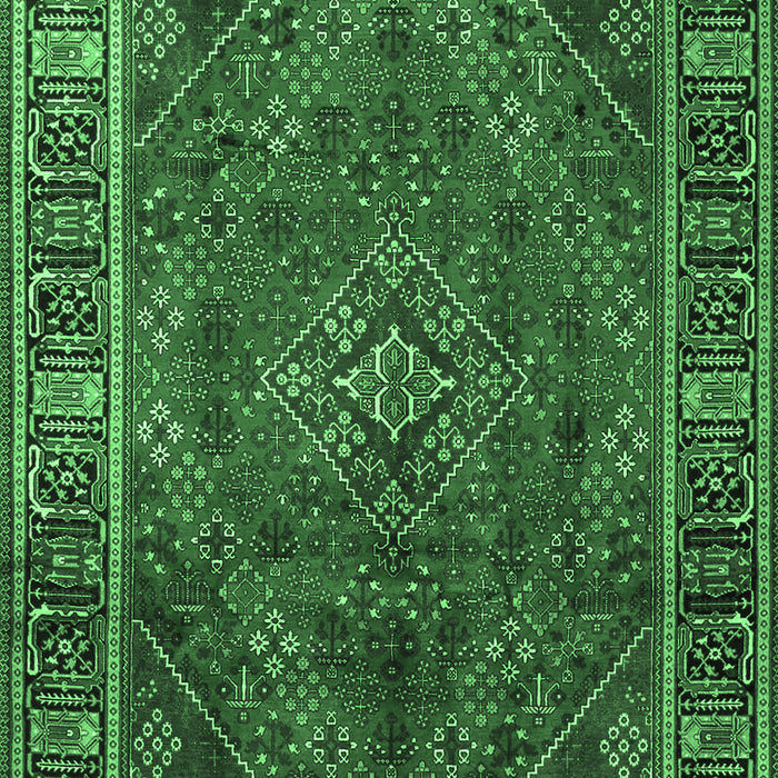 Persian Emerald Green Traditional Rug, tr1194emgrn