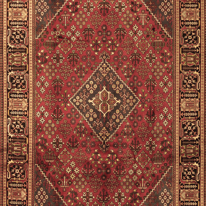 Machine Washable Persian Brown Traditional Rug, wshtr1194brn